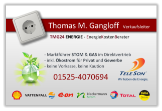 Thomas M. Gangloff - Strom und Gas - 50827 KÃ¶ln